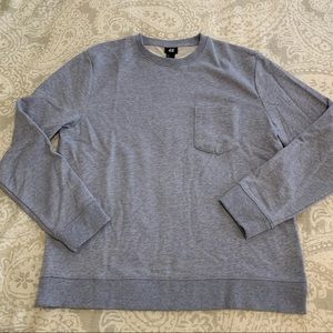 H&M Pocketed Light Blue Casual Sweatshirt (L)